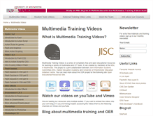 Tablet Screenshot of multimediatrainingvideos.com